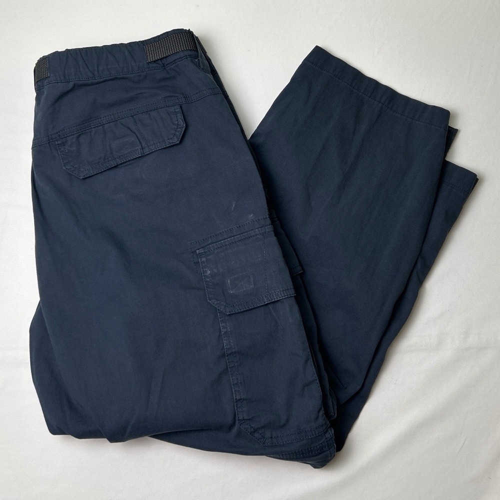 BC Clothing Mens Convertible Cargo Hiking Pants Size XL Navy Blue Gorpcore